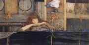 Fernand Khnopff I Lock My Door Upon Myself oil painting